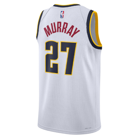 Jamal Murray #27 Maillot de l'association blanche des Denver Nuggets