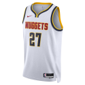 Jamal Murray #27 Maillot de l'association blanche des Denver Nuggets