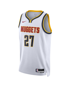 Jamal Murray #27 Maillot de l'association blanche des Denver Nuggets