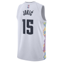 Nikola Jokić #15 Maillot Denver Nuggets White City Edition