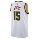 Nikola Jokić #15 Maillot blanc de l'association Denver Nuggets