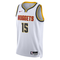 Nikola Jokić #15 Maillot blanc de l'association Denver Nuggets