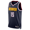Nikola Jokić #15 Maillot Icône Marine des Denver Nuggets
