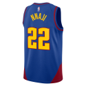 Zeke Nnaji #22 Maillot de déclaration bleu Denver Nuggets