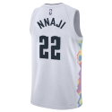 Zeke Nnaji #22 Maillot Denver Nuggets White City Edition