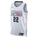 Zeke Nnaji #22 Maillot Denver Nuggets White City Edition