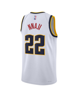 Zeke Nnaji #22 Maillot blanc de l'association Denver Nuggets