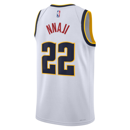 Zeke Nnaji #22 Maillot blanc de l'association Denver Nuggets