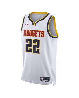 Zeke Nnaji #22 Maillot blanc de l'association Denver Nuggets