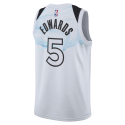 Anthony Edwards #5 Maillot Minnesota Timberwolves White City Edition