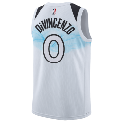 Donte DiVincenzo #0 Maillot Minnesota Timberwolves White City Edition
