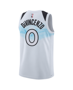 Donte DiVincenzo #0 Maillot Minnesota Timberwolves White City Edition