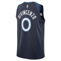 Donte DiVincenzo #0 Maillot Icon Marine des Minnesota Timberwolves