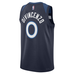 Donte DiVincenzo #0 Maillot Icon Marine des Minnesota Timberwolves