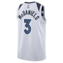 McDaniels #3 Maillot blanc de l'association Memphis Grizzlies
