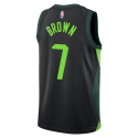 Jaylen Brown #7 Maillot Boston Celtics Black City Edition