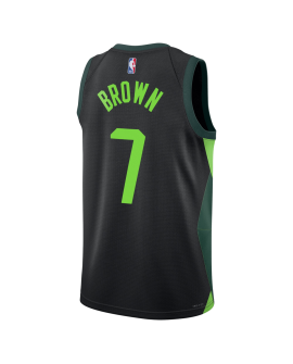 Jaylen Brown #7 Maillot Boston Celtics Black City Edition