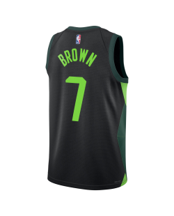 Jaylen Brown #7 Maillot Boston Celtics Black City Edition