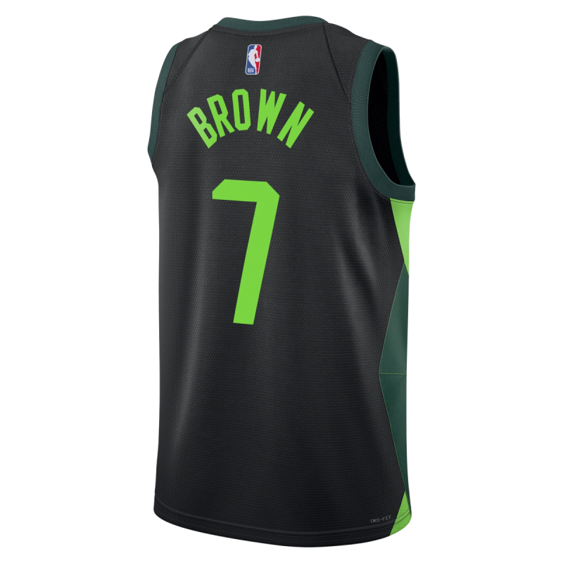 Jaylen Brown #7 Maillot Boston Celtics Black City Edition
