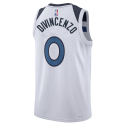 Donte DiVincenzo #0 Maillot blanc de l'association des Minnesota Timberwolves