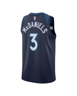 McDaniels #3 Maillot Icon Marine des Minnesota Timberwolves