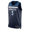 McDaniels #3 Maillot Icon Marine des Minnesota Timberwolves