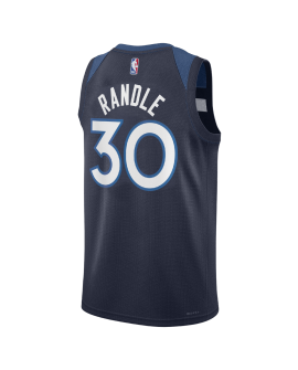 Julius Randle #30 Maillot icône de la marine des Minnesota Timberwolves