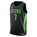 Jaylen Brown #7 Maillot Boston Celtics Black City Edition