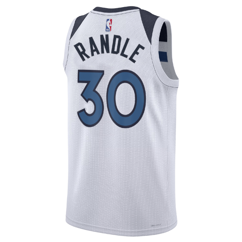 Julius Randle #30 Maillot blanc de l'association des Minnesota Timberwolves