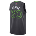 Julius Randle #30 Maillot de déclaration au charbon des Minnesota Timberwolves
