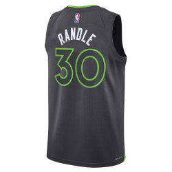Julius Randle #30 Maillot de déclaration au charbon des Minnesota Timberwolves