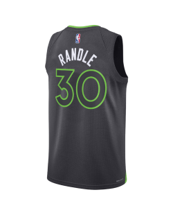 Julius Randle #30 Maillot de déclaration au charbon des Minnesota Timberwolves