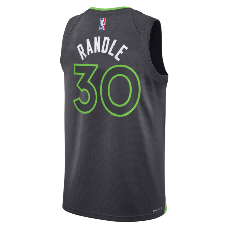 Julius Randle #30 Maillot de déclaration au charbon des Minnesota Timberwolves