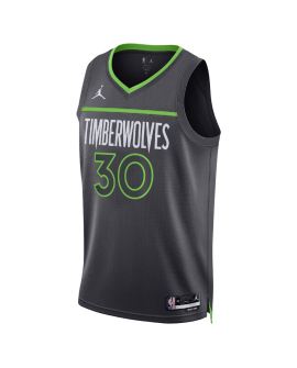 Julius Randle #30 Maillot de déclaration au charbon des Minnesota Timberwolves