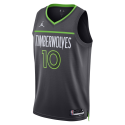 Conley #10 Maillot de déclaration charbon de bois des Minnesota Timberwolves