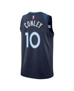 Mike Conley #10 Maillot icône de la marine des Minnesota Timberwolves