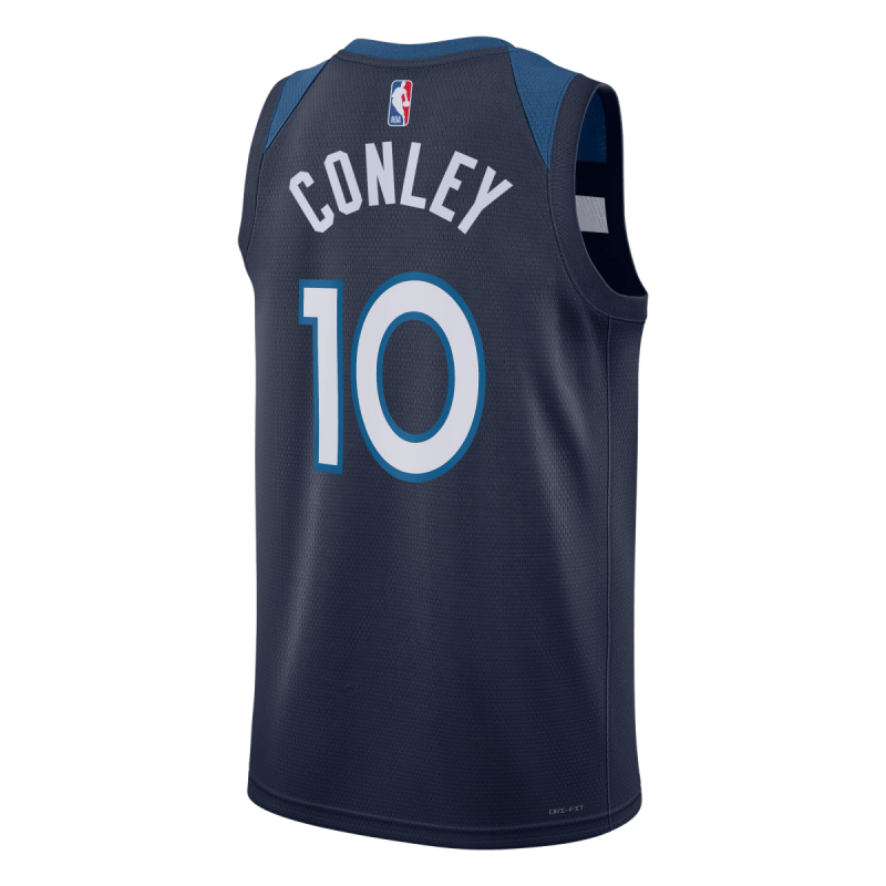 Mike Conley #10 Maillot icône de la marine des Minnesota Timberwolves