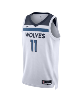 Naz Reid #11 Maillot blanc de l'association des Minnesota Timberwolves