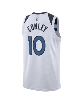 Mike Conley #10 Maillot blanc de l'association des Minnesota Timberwolves