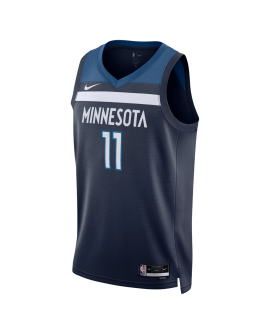 Naz Reid #11 Maillot Icon Marine des Minnesota Timberwolves