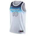 Mike Conley #10 Maillot Minnesota Timberwolves White City Edition