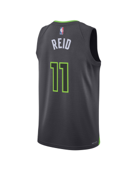 Naz Reid #11 Maillot de déclaration charbon de bois des Minnesota Timberwolves