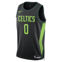 Jayson Tatum #0 Maillot Boston Celtics Black City Edition