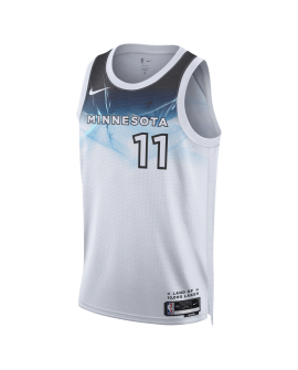 Naz Reid #11 Maillot Minnesota Timberwolves White City Edition