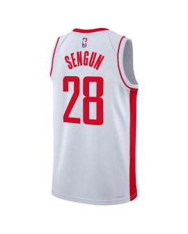 Alperen Şengün #28 Maillot blanc de l'association des Houston Rockets