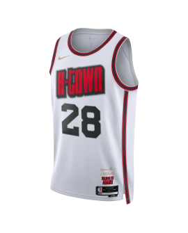 Alperen Şengün #28 Maillot Houston Rockets White City Edition