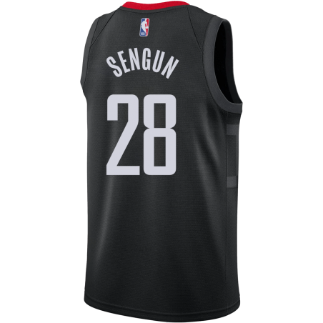 Alperen Şengün #28 Maillot de déclaration noir des Houston Rockets