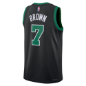 Jaylen Brown #7 Maillot de déclaration noir des Boston Celtics