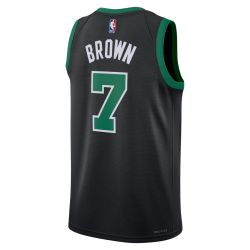 Jaylen Brown #7 Maillot de déclaration noir des Boston Celtics