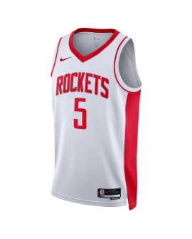 Fred VanVleet #5 Maillot blanc de l'association des Houston Rockets